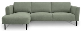 Divano angolare verde (angolo sinistro) Hero - Scandic