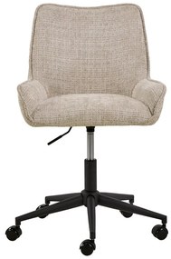 Sedia da ufficio beige Eddie – Actona