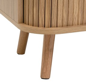 Libreria di colore naturale con effetto rovere 80x172x40 cm Elia – Casa Selección