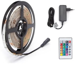 Aigostar - Striscia LED RGB Dimmerabile 3m LED/24W/12/230V IP65 + TC