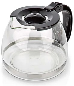 Nedis KACM150EBK - Caffettiera a goccia da 1,25 l con funzione di mantenimento della temperatura