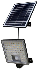 Proiettore Solare ricaricabile LED 10WCCT-1500lm IP65 - Batteria Litio