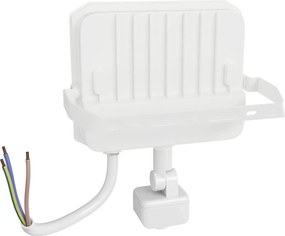 Faro LED 30W IP65 Bianco con Sensore di Movimento e OSRAM chip LED Colore Bianco Caldo 3.000K