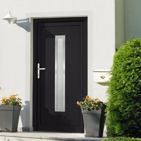 Porta Ingresso Antracite 98x200 Cm İn Pvc /