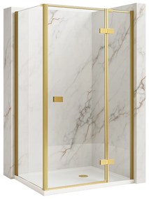 Cabina doccia Rea Atlas 80x90 Brush Gold