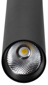 Lampada a Sospensione 10W Magnetica CCT CRI92 Nera Colore Bianco Variabile CCT