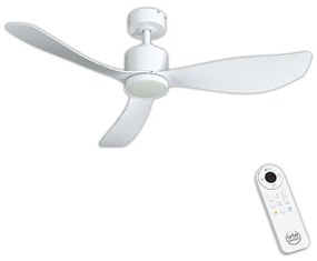 Ventilatore da soffitto WINGLET bianco, Ø 132 cm, CCT, dimmerabile, ARTE CONFORT IP20