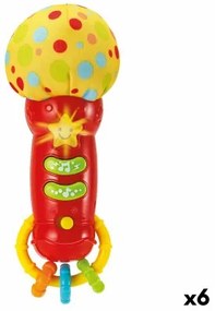 Microfono giocattolo Winfun 6 x 16,5 x 6 cm (6 Unità)