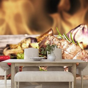 Carta da parati – Bistecca di manzo alla griglia