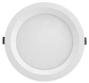 Faro LED da Incasso 44W Foro Ø210-220mm con driver Philips UGR17 IP54 Colore Bianco Caldo 2.700K