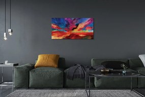 Foto quadro su tela Frattali colorati 100x50 cm