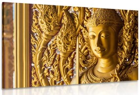 Stampa su tela – Statua di Buddha nel tempio