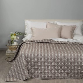 Copriletto Trapuntato in Raso Jacquard Nuit Matrimoniale