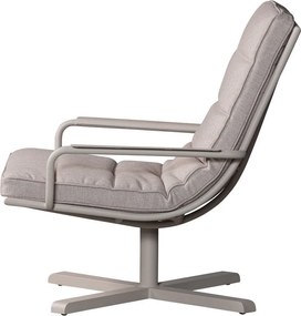 Sedia da giardino in metallo grigio chiaro Coosa - Exotan