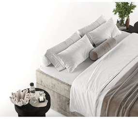 Letto boxspring marrone chiaro con contenitore 140x200 cm Yoko - Maison de Rêve