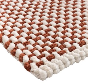 Tappetino per il bagno color terracotta 50x80 cm Rafael – douceur d'intérieur