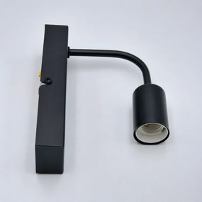 Applique ASTRID 1xE27/60W/230V opaco nero