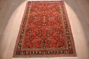 Sarouk Tappeto 130x200 (Iran) Annodato A Mano