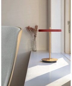 Lampada da tavolo dimmerabile a LED rossi con paralume in metallo (altezza 31 cm) Asteria Move - UMAGE