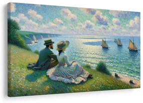 Quadro su tela – Vista romantica sul mare