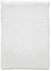 Biancheria da letto bianca in cotone biologico 200x140 cm Wave Optical - Södahl