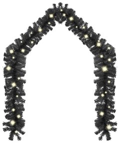 Ghirlanda Natalizia con Luci a LED 10 m, Nera