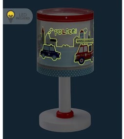 Dalber 60611N - Lampada da comodino LED per bambini POLICE 1xG4/4W/230V multicolore