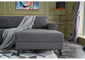 Divano angolare a U antracite Eris - Balcab Home