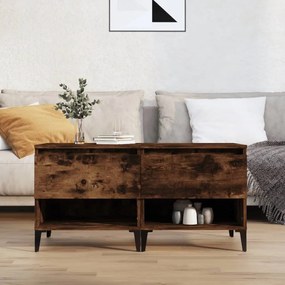 Tavolini 2pz Rovere Fumo 50x46x50 Cm İn Legno Multistrato /