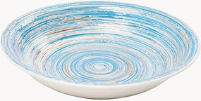Set di 6 piatti fondi fatti a mano Swirl