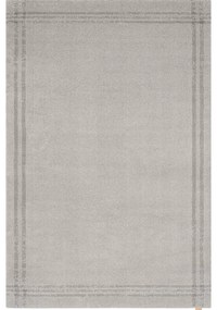 Tappeto in lana crema 200x300 cm Calisia M Grid Rim - Agnella