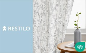 Tenda grigio chiaro 135x250 cm Selvetia – Restilo