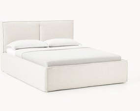 Letto imbottito in bouclé con contenitore Dream