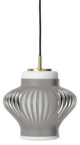 Opale Lamella Lampada a Sospensione Grigio Cielo - Warm Nordic