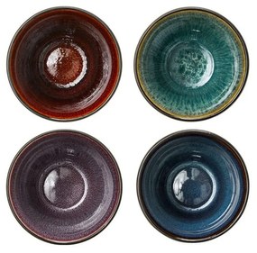 Tazze in set da latte nere in ceramica 4 pz 270 ml Gastro Black/Mix – Bitz