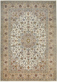 Kashan Tappeto persiano 240x340 Beige (Iran) Annodato A Mano