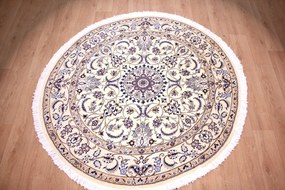 Nain Tappeto 190x190 (Iran) Annodato A Mano