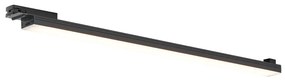 Plafoniera moderna nera per sistema a binario monofase 15W 1180 lm 2700-3800K - Iconic Tsiri