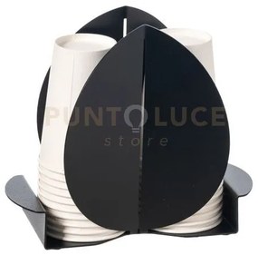 Porta bicchieri ficus nero