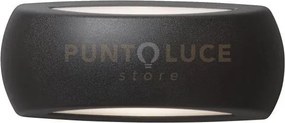 Alassio applique 1 luce attacco e27 biemissione nero ip66