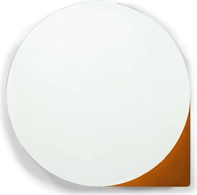 Mobile per bagno color terracotta in metallo da appendere/con specchio 55x55 cm Sonnet – Spinder Design