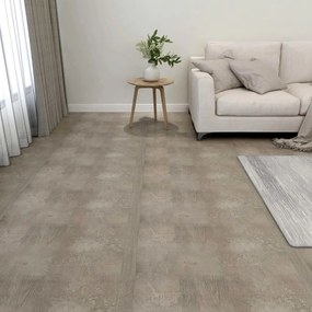 Listoni Per Pavimenti Autoadesivi 20 Pz İn Pvc 1,86 M² Grigio /