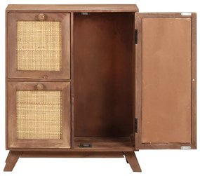 Credenza 60x35x75 cm in legno massello di mango