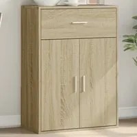 Credenza Rovere Sonoma 60x30x84 cm in Legno Multistrato 840494