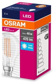 Lampadina LED FILAMENT P40 E14/4W/230V 4000K - Osram
