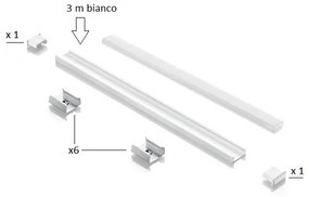Ideallux slot sur d15xd5 1000 mm wh