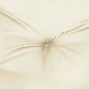 Cuscino per Panca Bianco Crema 110x50x7 cm in Tessuto Oxford