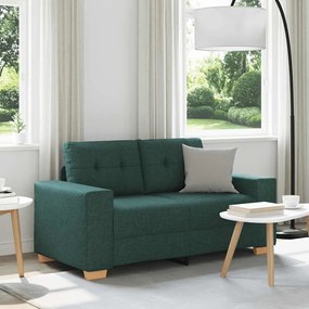 Divano Divanetto Verde Scuro 120 Cm İn Tessuto /