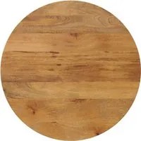 Piano per Tavolo 70x2,5cm Rotondo in Legno Massello di Mangocod mxl 116463