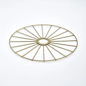 Lampadario a sospensione con filo MONTANA 1xE27/15W/230V diametro 30 cm oro/nero